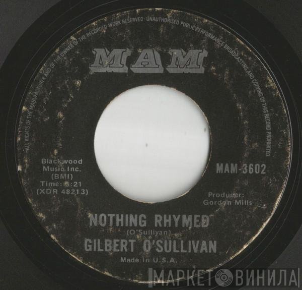Gilbert O'Sullivan  - Nothing Rhymed
