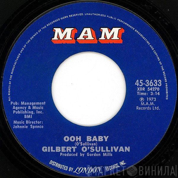 Gilbert O'Sullivan - Ooh Baby