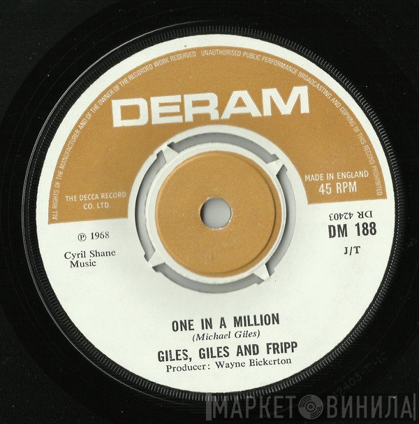 Giles, Giles And Fripp - One In A Million