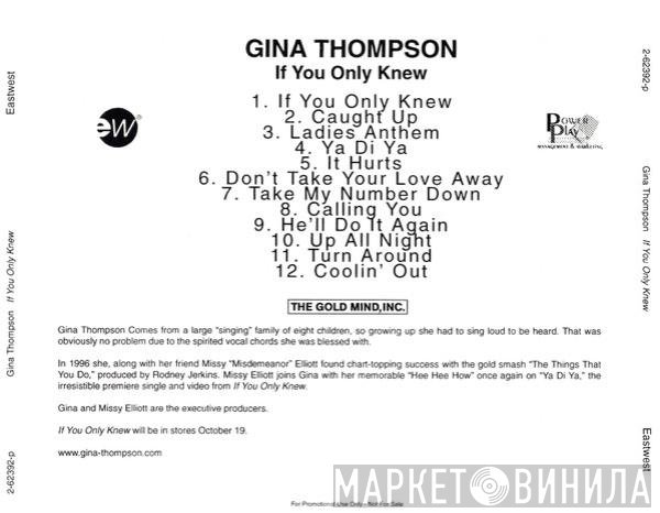 Gina Thompson  - If You Only Knew