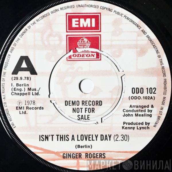 Ginger Rogers - Isn't This A Lovely Day