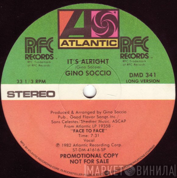 Gino Soccio  - It's Alright