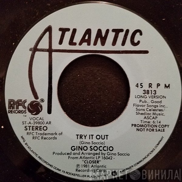 Gino Soccio  - Try It Out