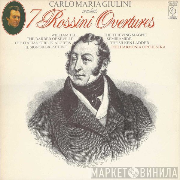 Gioacchino Rossini, Philharmonia Orchestra, Carlo Maria Giulini - 7 Rossini Overtures
