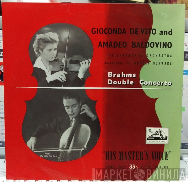 Gioconda De Vito, Amadeo Baldovino, Rudolf Schwarz, Johannes Brahms - Double Concerto