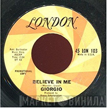 Giorgio Moroder  - Believe In Me / Stop