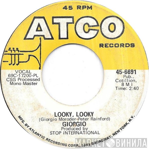 Giorgio Moroder  - Looky, Looky