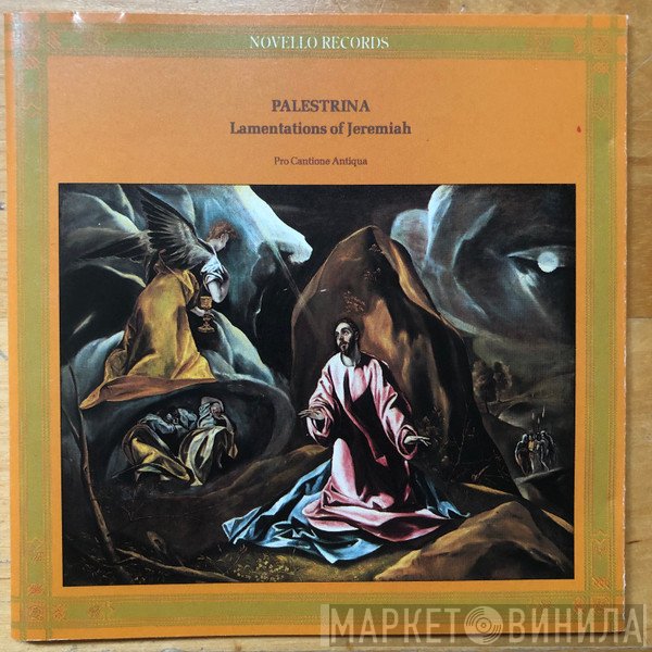 Giovanni Pierluigi da Palestrina, Pro Cantione Antiqua, Bruno Turner - Lamentations Of Jeremiah