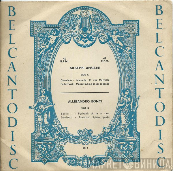 Giuseppe Anselmi, Alessandro Bonci - Giuseppe Anselmi / Allessandro Bonci