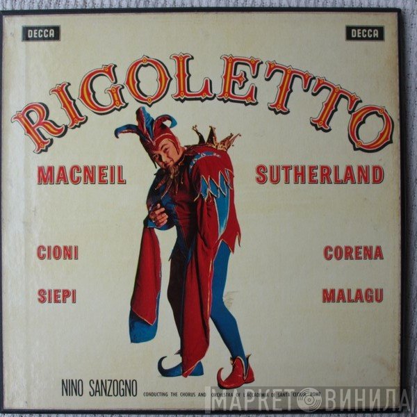 Giuseppe Verdi, Joan Sutherland, Fernando Corena, Cesare Siepi, Stefania Malagù, Cornell MacNeil, Renato Cioni - Rigoletto