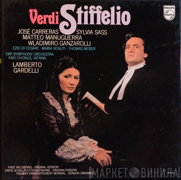 Giuseppe Verdi, José Carreras, Lamberto Gardelli, Thomas Moser, ORF Symphonieorchester, ORF-Chor, Wladimiro Ganzarolli, Maria Venuti, Sylvia Sass, Matteo Manuguerra, Ezio Di Cesare - Stiffelio