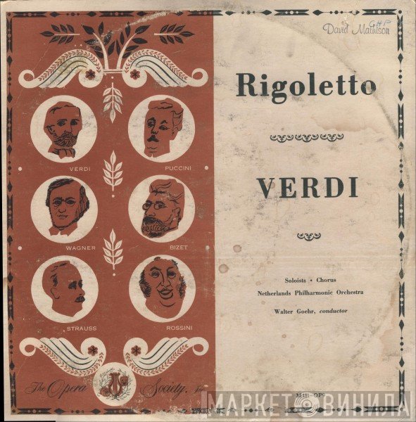 Giuseppe Verdi, Nederlands Philharmonisch Orkest, Walter Goehr  - Rigoletto