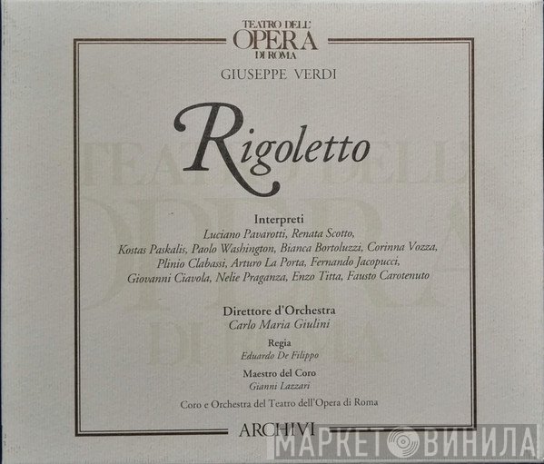 Giuseppe Verdi, Orchestra Del Teatro Dell'Opera Di Roma, Carlo Maria Giulini  - Rigoletto