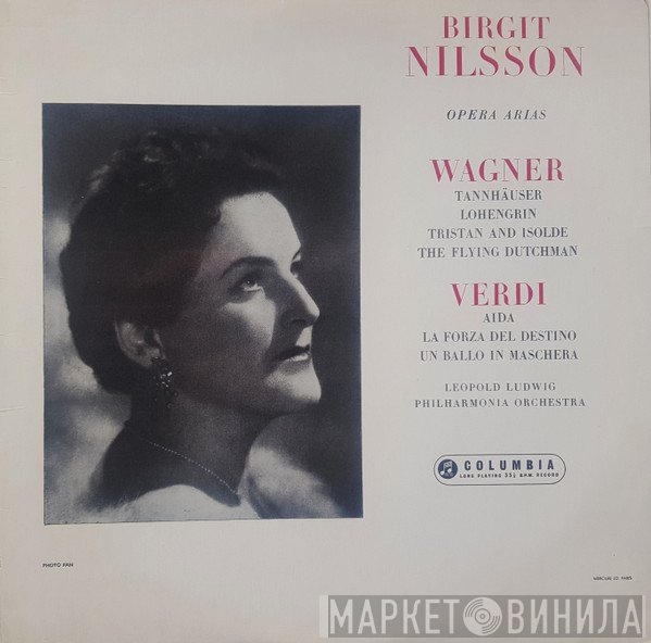 Giuseppe Verdi, Richard Wagner, Philharmonia Orchestra, Leopold Ludwig, Birgit Nilsson - Wagner And Verdi Opera Arias