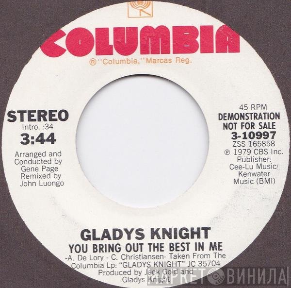 Gladys Knight - You Bring Out The Best In Me