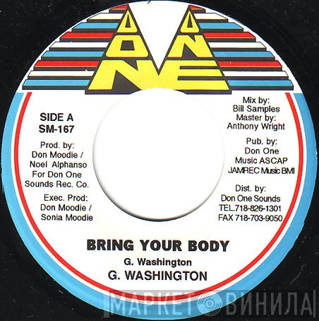 Glen Washington - Bring Your Body