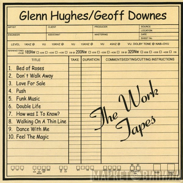 Glenn Hughes / Geoff Downes  - The Work Tapes