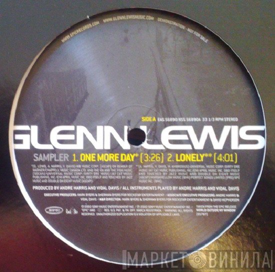 Glenn Lewis - World Outside My Window Sampler