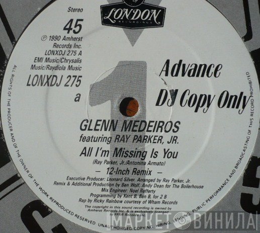 Glenn Medeiros - All I'm Missing Is You