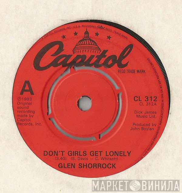 Glenn Shorrock - Don't Girls Get Lonely
