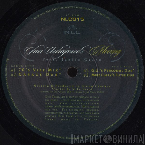 Glenn Underground Featuring Jackie Green  - Moving