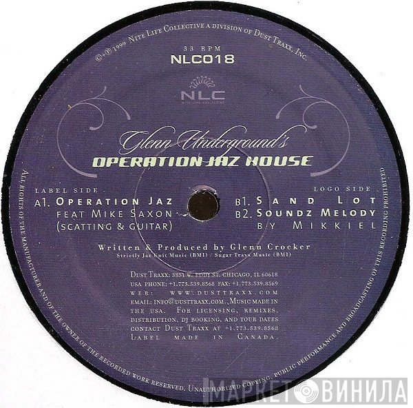 Glenn Underground, Mike Benson - Operation Jaz House