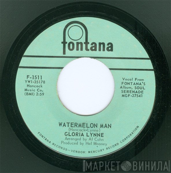 Gloria Lynne  - Watermelon Man / All Alone