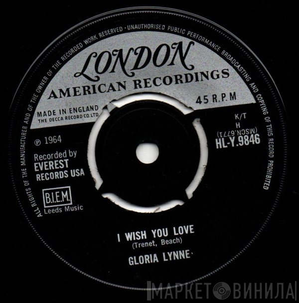 Gloria Lynne - I Wish You Love / Through A Long And Sleepless Night