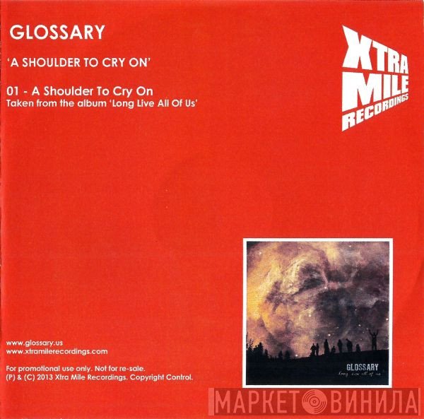 Glossary - A Shoulder To Cry On