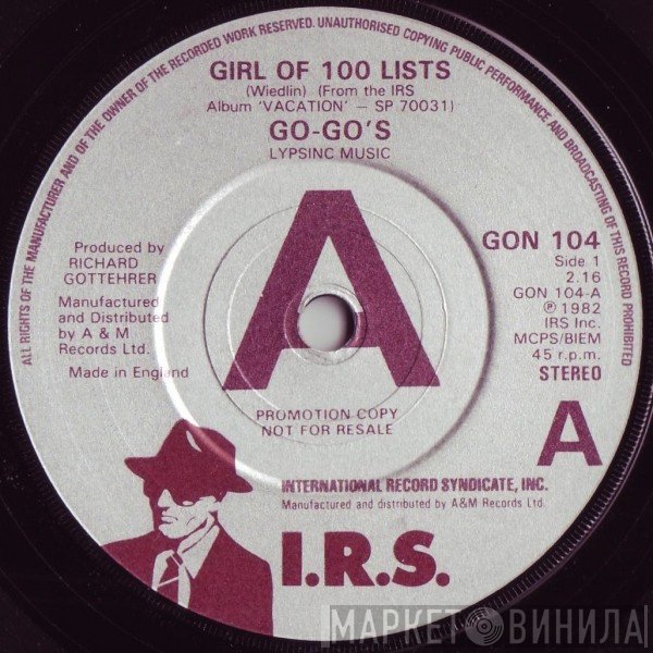 Go-Go's - Girl Of 100 Lists