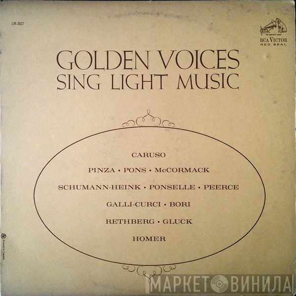  - Golden Voices Sing Light Music