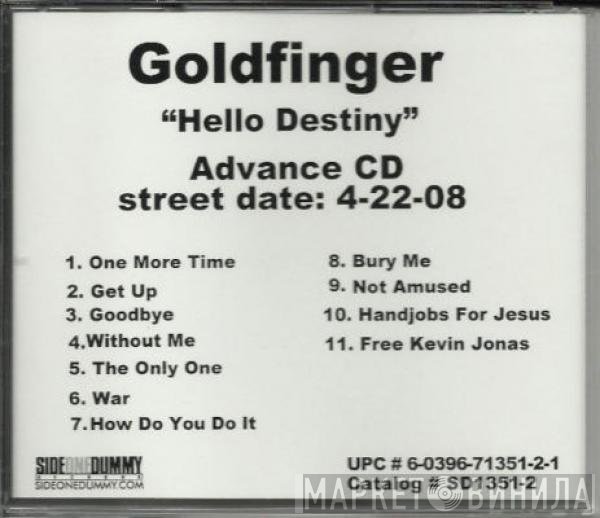 Goldfinger   - Hello Destiny