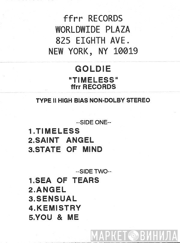 Goldie  - Timeless