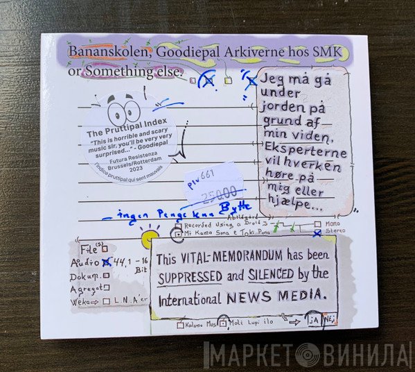 Goodiepal, Bananskolen - The Pruttipal Index