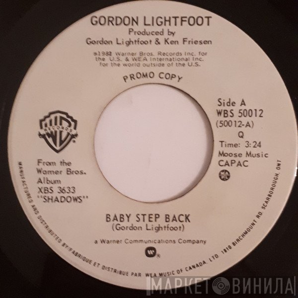 Gordon Lightfoot  - Baby Step Back