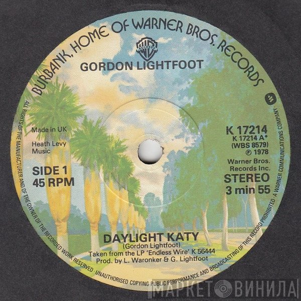 Gordon Lightfoot - Daylight Katy