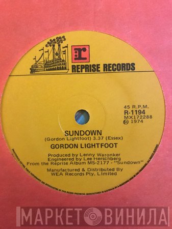 Gordon Lightfoot  - Sundown