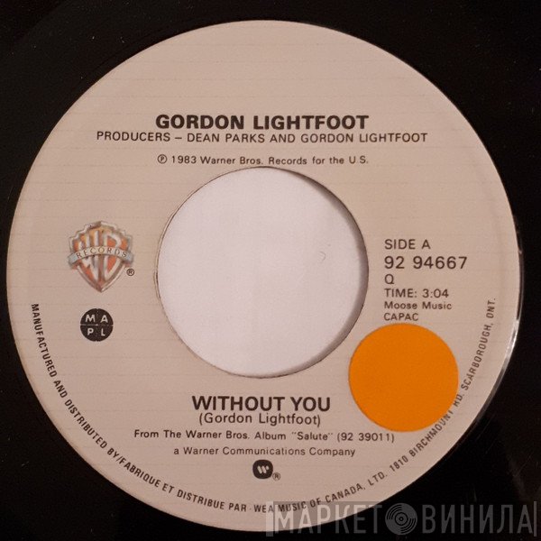 Gordon Lightfoot  - Without You