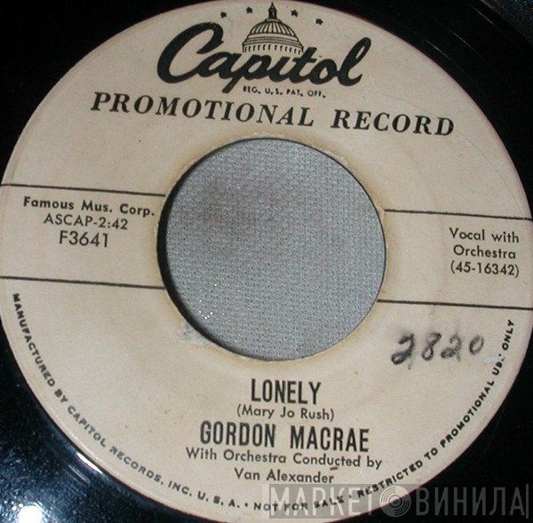 Gordon MacRae  - Lonely