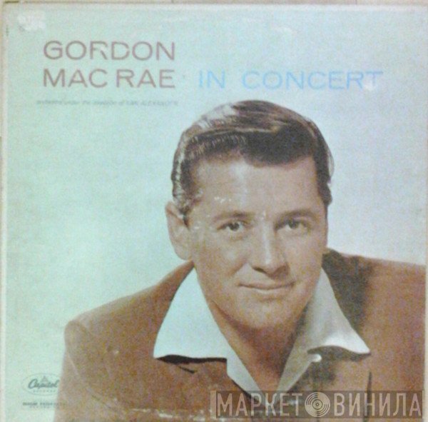 Gordon MacRae, Van Alexander  - In Concert