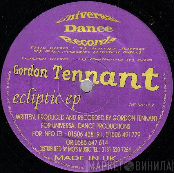 Gordon Tennant - Ecliptic EP