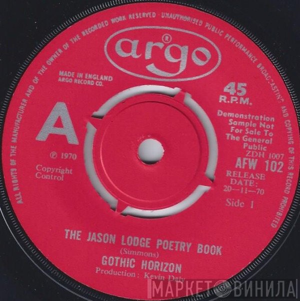 Gothic Horizon - The Jason Lodge Poetry Book