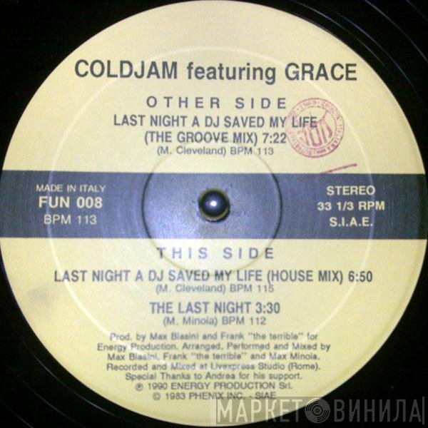 Grace , ColdJam - Last Night A DJ Saved My Life