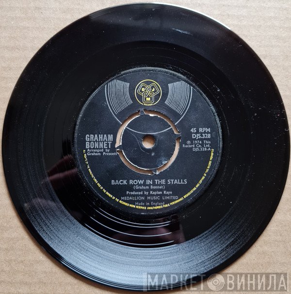 Graham Bonnet  - Back Row In The Stalls