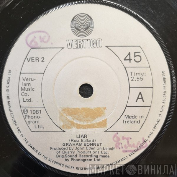 Graham Bonnet  - Liar