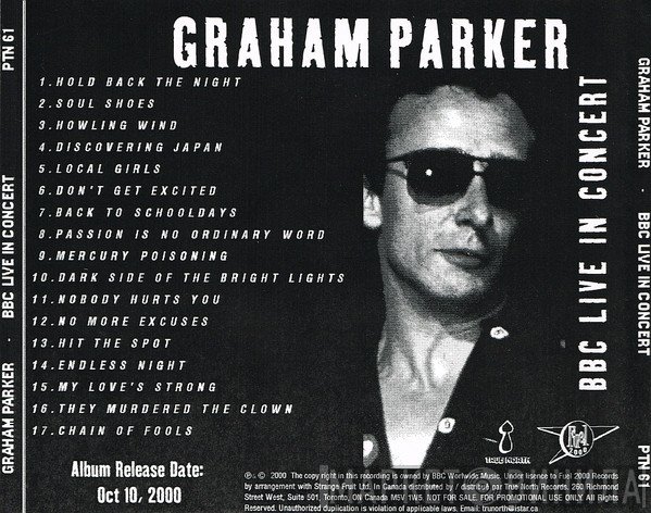 Graham Parker  - BBC Live In Concert