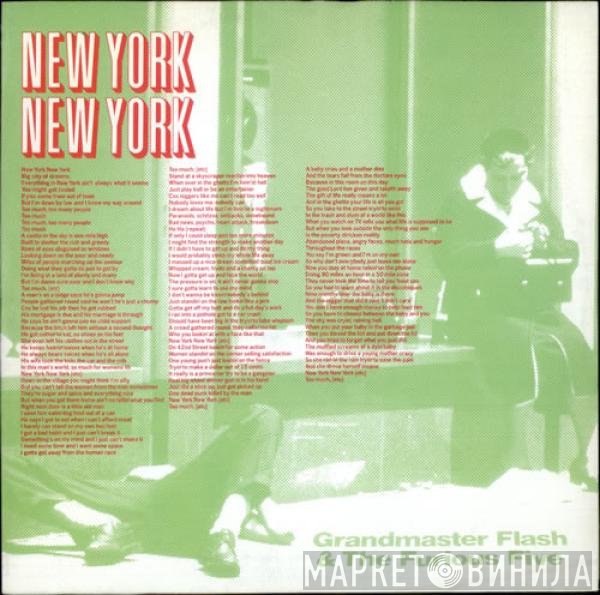 Grandmaster Flash & The Furious Five - New York New York