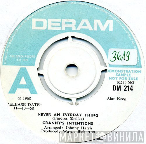 Granny's Intentions - Never An Everyday Thing