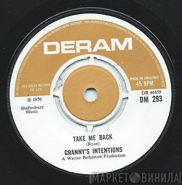 Granny's Intentions - Take Me Back