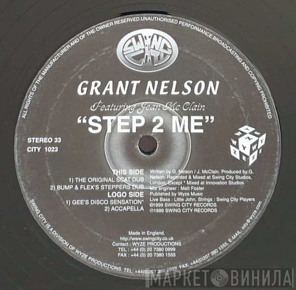 Grant Nelson Featuring Jean McClain  - Step 2 Me
